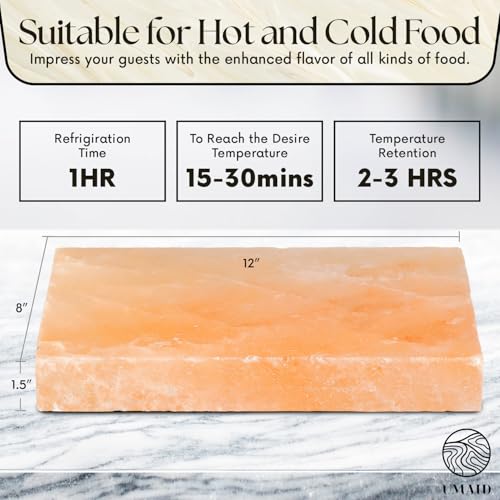 Himalayan Salt Block Cooking Plate 12x8x1.5