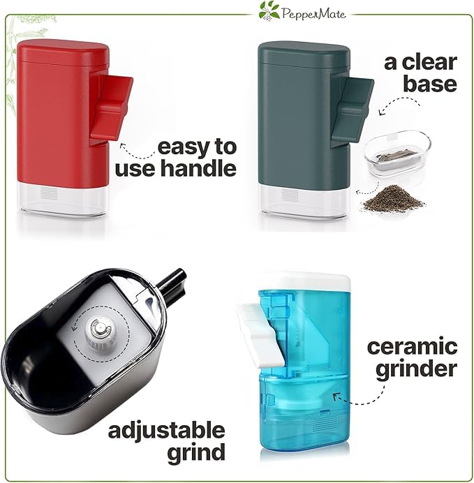 Pepper Mill Manual (Transparent Black)
