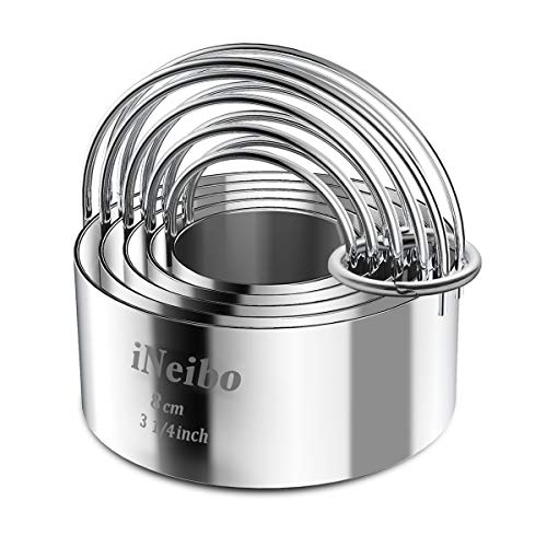 Biscuit Cutter Set (Round Cookie Cutter)