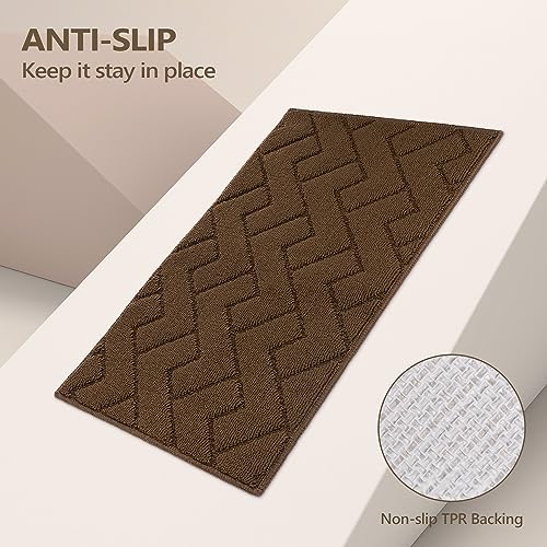 Indoor Door Mat (Dark Brown / 48" x 32" (Rectangular))