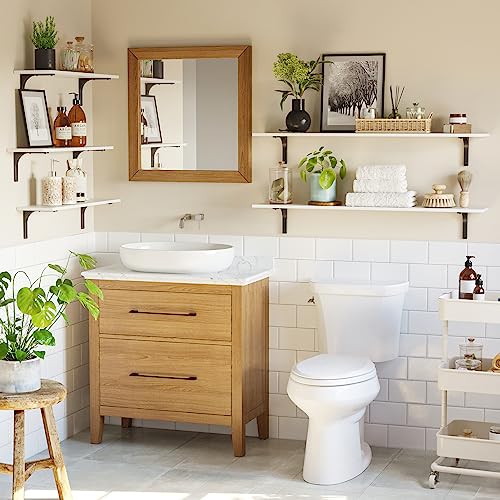 Long Wall Shelves (White / 47.3 Inch)