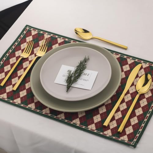 Cube Gold 20 Piece Flatware Set (Gold / 20 pieces for 4)