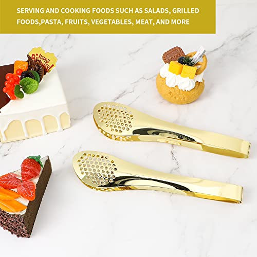 2 Pack Buffet Tongs (gold - 9" Serving Tongs)