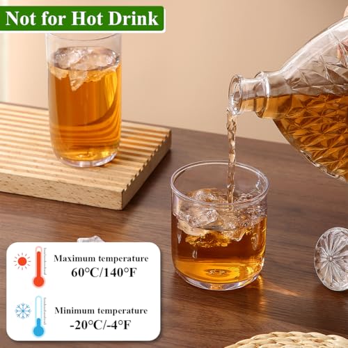 Drinking Glasses Set of 12 (Clear/Transparent)
