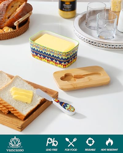 KRVI Butter Dish with Lid (Gypsy Meadow)