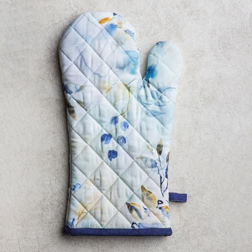 Maison d'Hermine Oven Gloves 100% Cotton Oven Mitt (046 - Lazy Summer Days / 7.5" x 13" (Oven Mitt))