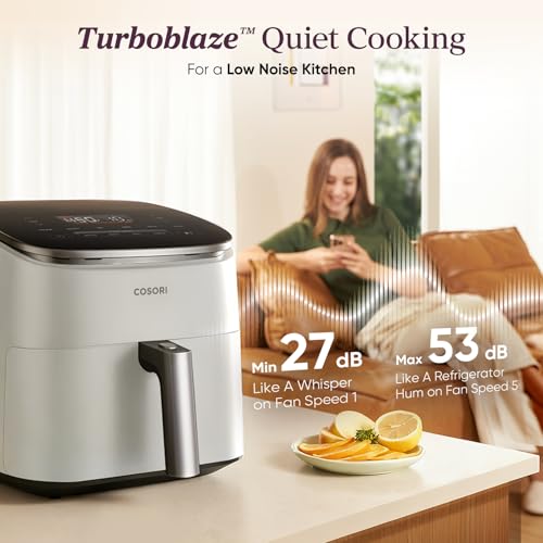 TurboBlaze 6 Qt Air Fryer (Air fryer / Light Gray)