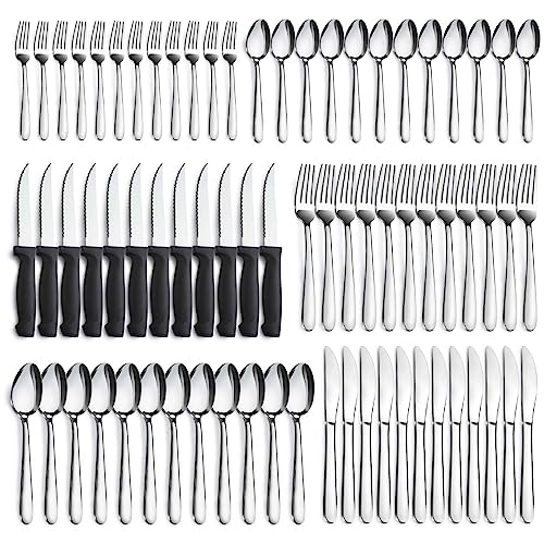 72 Pieces Silverware Set for 12 (72P)