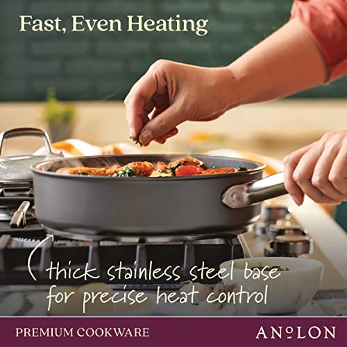 Accolade Forged Hard Anodized Nonstick Deep Frying Pan (Skillet (12"))