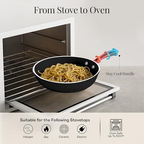 15 Pc Ceramic Cookware Set Nonstick