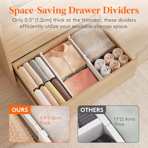 8" Tall Drawer Dividers (4 Count)