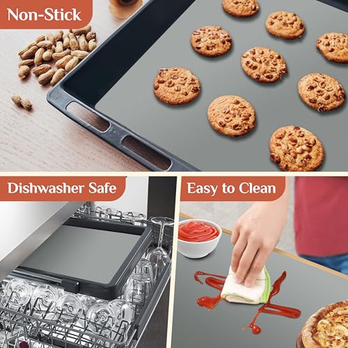 Silicone Baking Mat Roll (Gray / 72"L x 24"W)