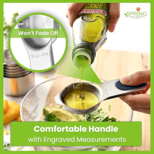 Magnetic Measuring Cups & Spoons Set of 15 (Winter Frost)