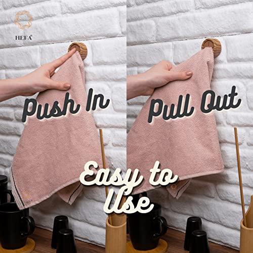 Towel Hooks Dish (8 Pack / Pine Brown)