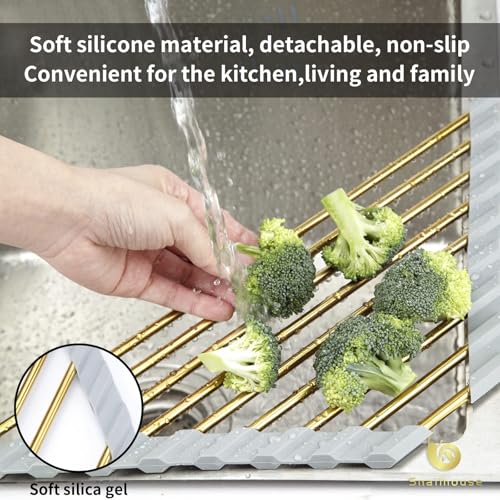 Small Triangle Roll Up Dish Drying Rack