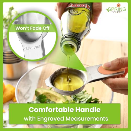 Magnetic Measuring Cups & Spoons Set of 15 w (Pastel)