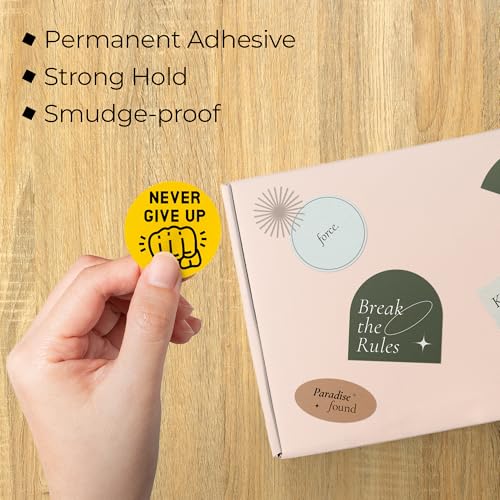 Yellow Thermal Labels (Yellow / 735 Stickers)