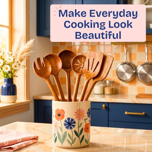 Non Toxic Acacia Wooden Utensils Set