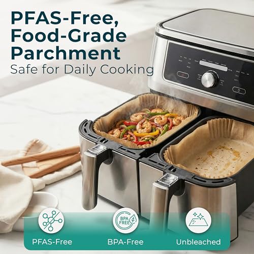 Cathy Yoder's Large Rectangle Air Fryer Liners (9 inch - Rectangle)