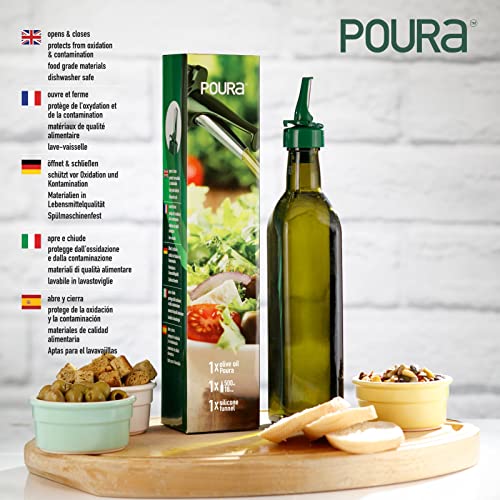 Glass Olive Oil Bottle Drizzler with Pourer Spout (OILBOTTLE500ML)