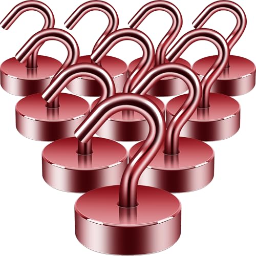 Magnetic Hooks Steel Tube Design for Cruise (Red / 40lb Magnetic Hooks)