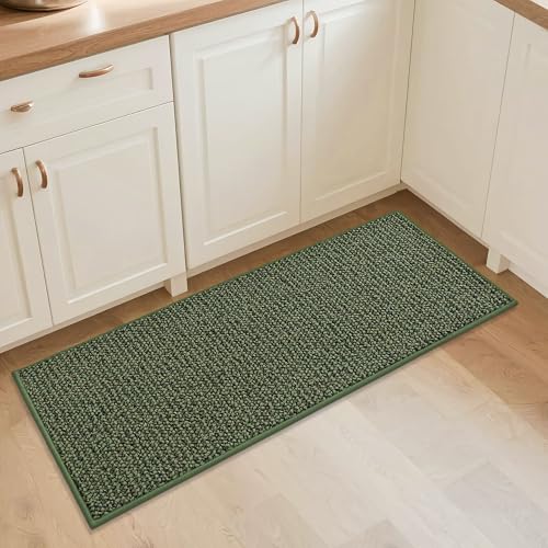 Kitchen Runner Rugs 20"x48" (Green / 20" X 48" (Rectangular))