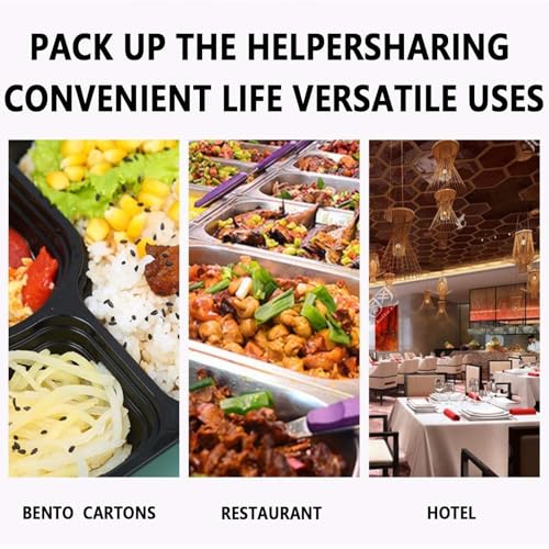 24oz Square Plastic Meal Prep Containers Reusable With Lids (24 oz square box)
