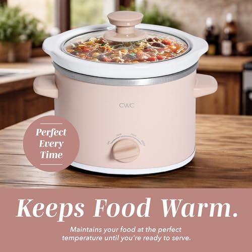 2QT Mini Electric Round Slow Cooker
