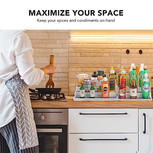 3 Tier Expandable Spice Rack Organizer