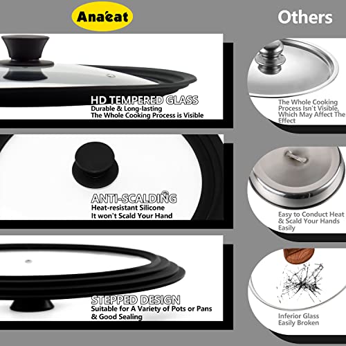 Silicone Universal Lid for Pots (6" x 7" x 8")