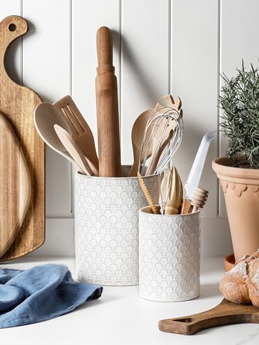 Kitchen Utensil Holder for Countertop (Fireworks(S+L))