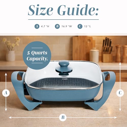 Electric Skillet (Slate Blue)
