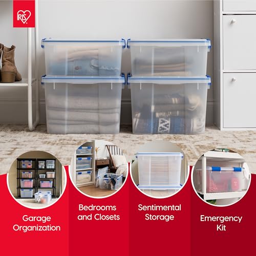 3 Pack 16 Qt Storage Bins with Gasket Lids (16 Qt. - 3 Pack)