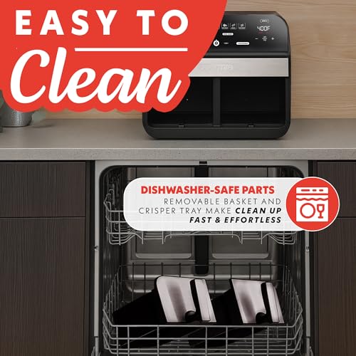 Air Fryer 10 Qt Dual Basket Capacity