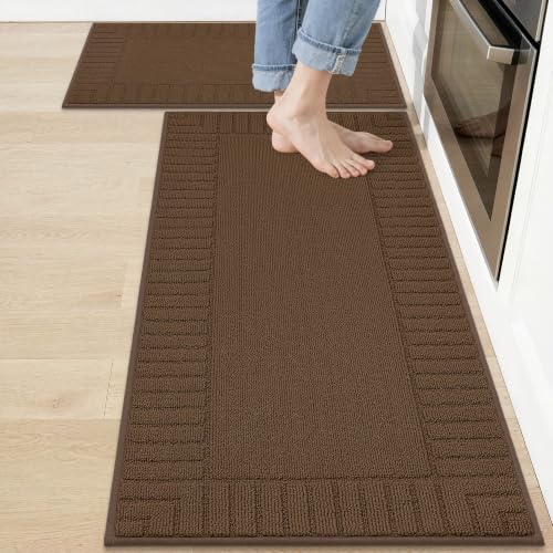 Kitchen Rugs Non Slip Washable 2PCS
