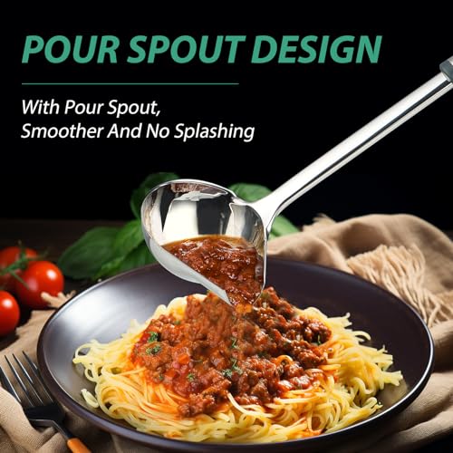 Large Gravy Ladle with Spout