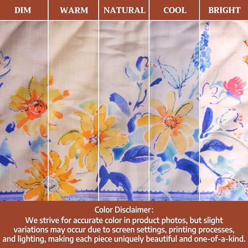 Double Oven Mitts 100% Cotton Double Oven Glove (007 - Girassol / 7" x 35" (Double Oven Mitt))