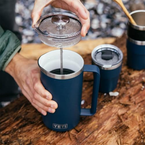 Rambler 64 oz. French Press Coffee Maker (64 Ounce / Navy)