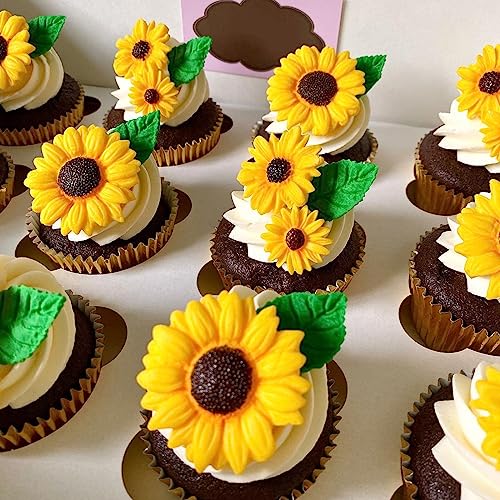 Sunflower Mold Silicone 4 Pcs