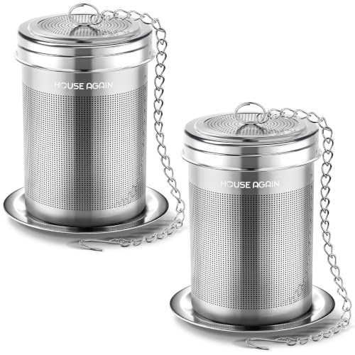 Tea Infuser Extra Fine Mesh Tea Infusers for Loose Tea (Small × 2 / Classic)