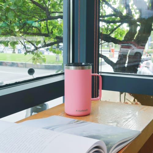 20 oz Insulated Coffee Mug (A1.Pink / 20 ounces (1 pack))