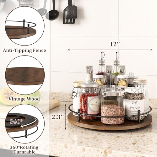 12" Lazy Susan Turntable Organizer