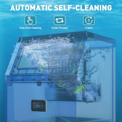 Commercial Ice Maker Machine (Clear Ice Cubes - 175LBS/24H)