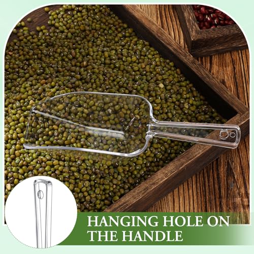 18 Combo Pack 9 Clear Plastic Serving Tongs and 9 Mini Kitchen Candy Scoops
