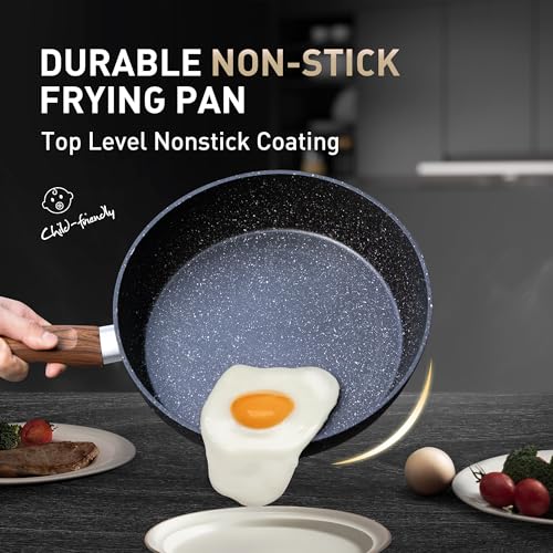 17 Piece Pots and Pans Set (Black / 17-piece)