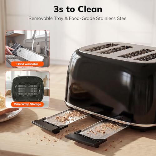 Toaster 4 Slice (4 Slice / Black)