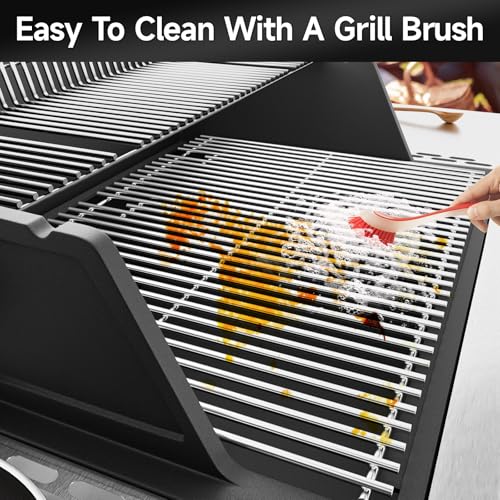 17'' x 23.1'' Stainless Steel Cooking Grates for Charbroil (17''D x 23.1''W)