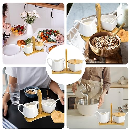 Creamer and Sugar with Carry Tray Set