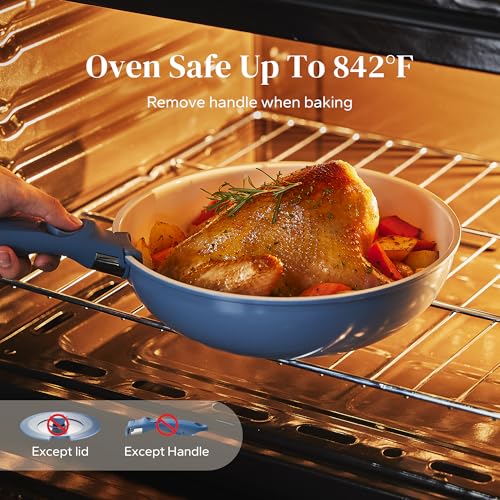 Ceramic Cookware Set (Blue)