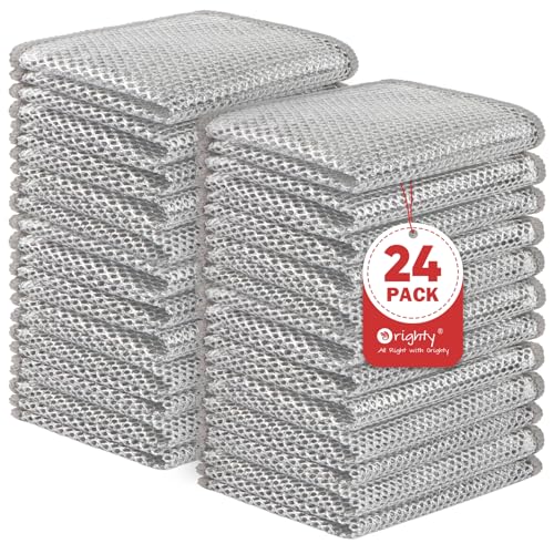 Dish Cloths for Washing Dishes (Silver)